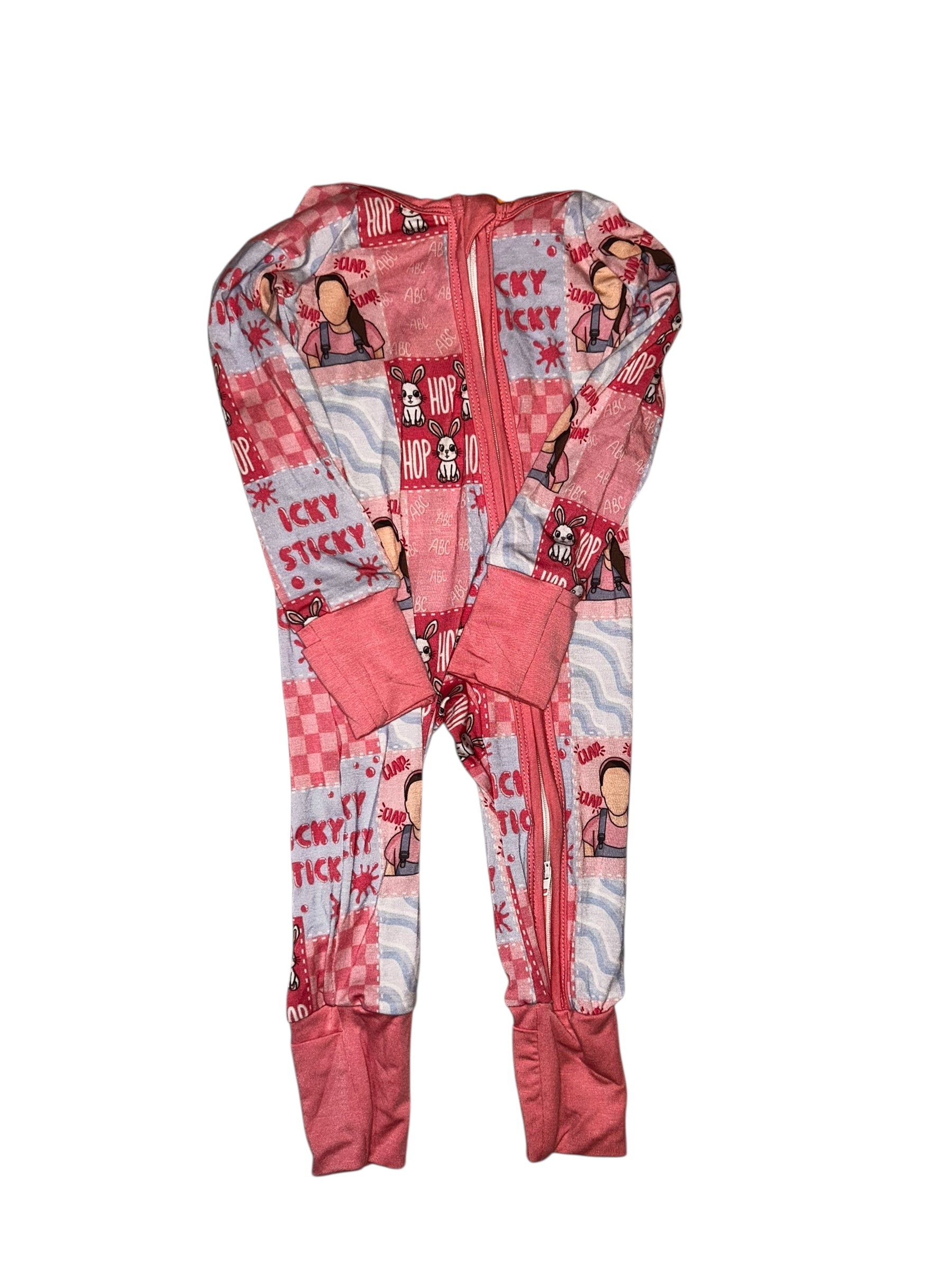 3-6M Ms. Rachel Bamboo zippy