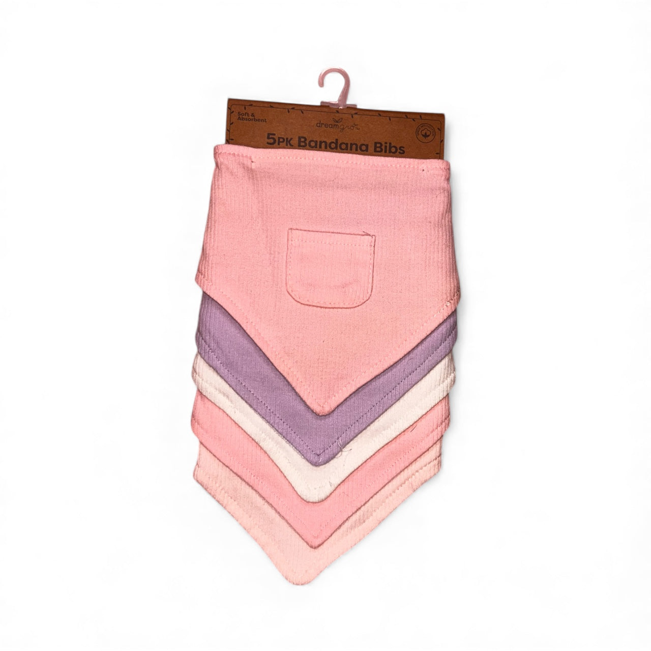 5PK Bandana Bibs $4