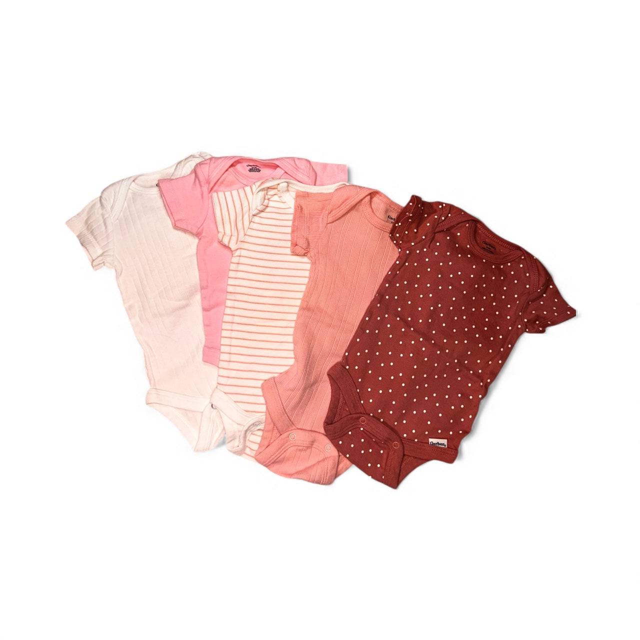 5PK 0-3M Gerber Onesies $5