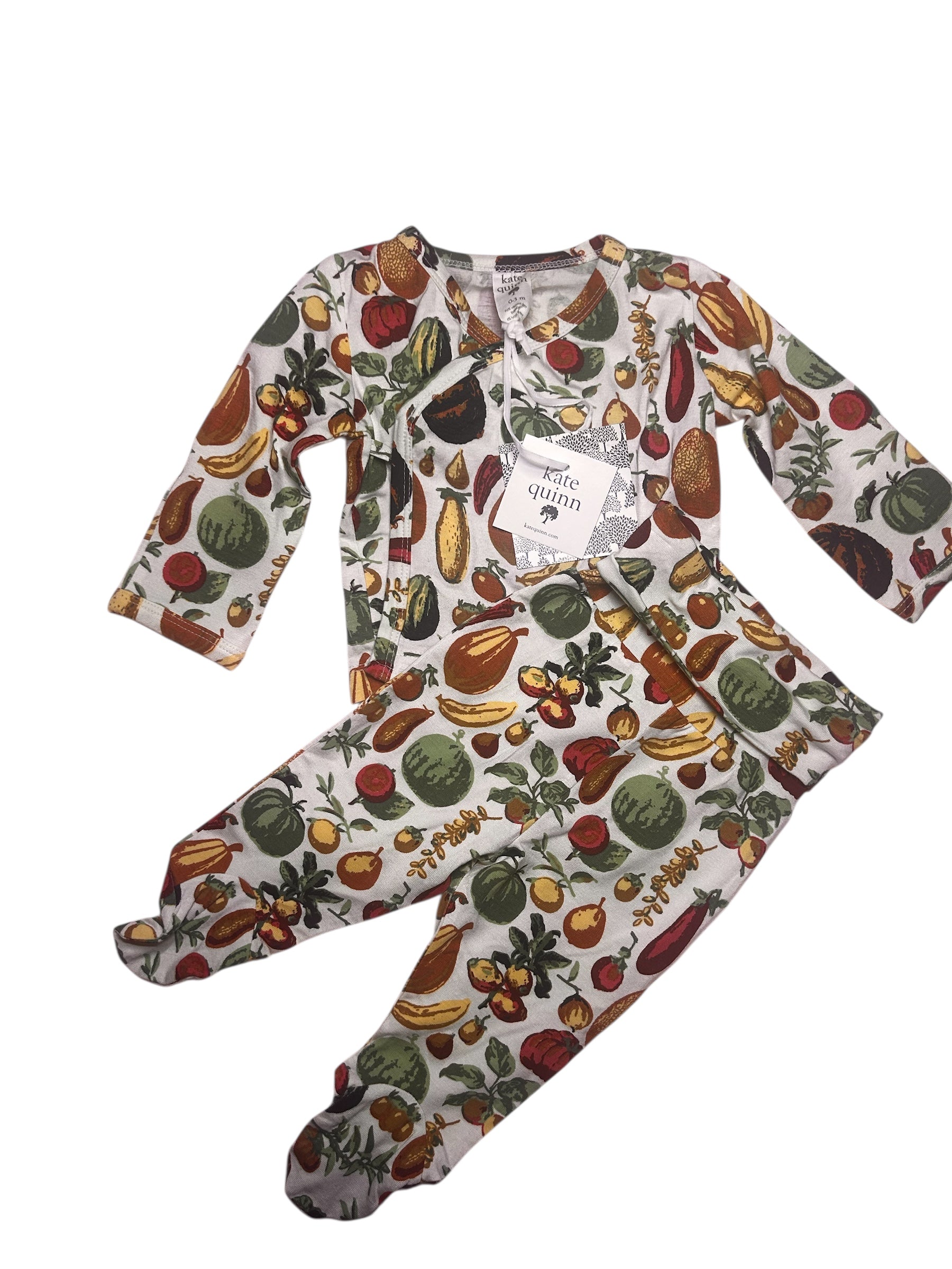 Kate Quinn 0-3M NWT little Veggie outfit $25