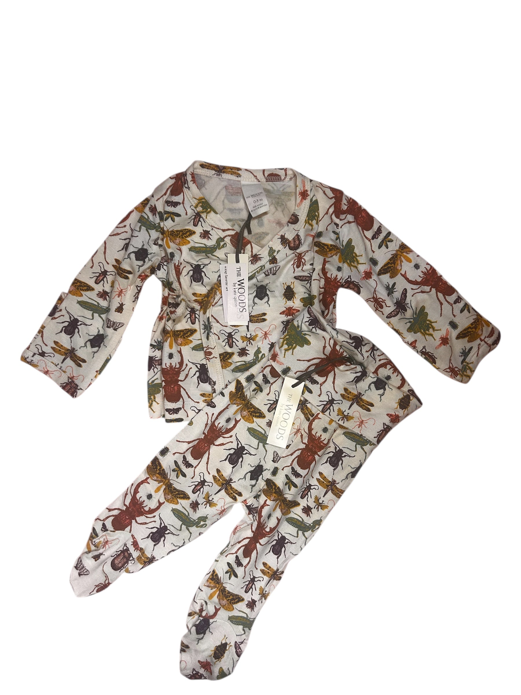 Kate Quinn 0-3M NWT Bug print outfit $25