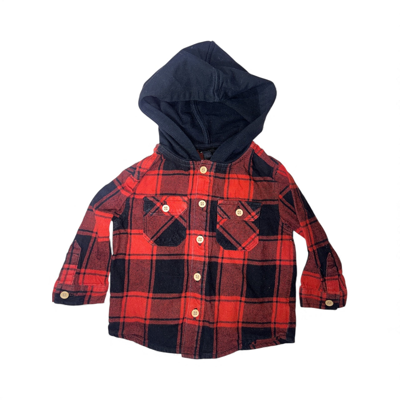 art class size 12M flannel with hood $4