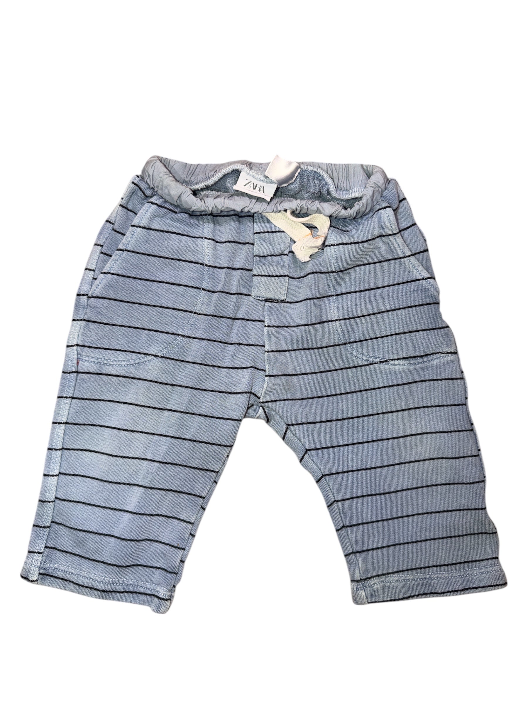 Zara size 9-12M Striped Sweatpants $4