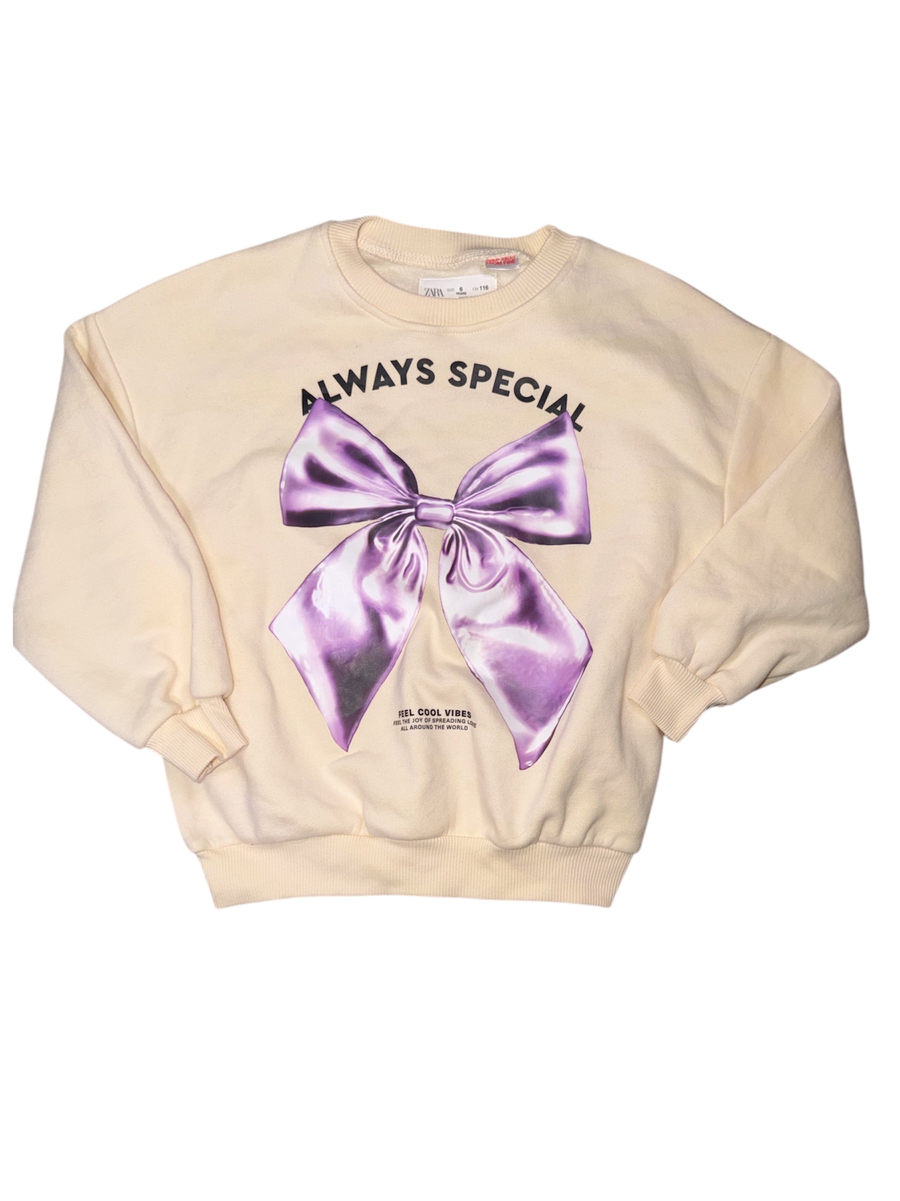 Zara Size 6 Girls Crewneck NWOT $12